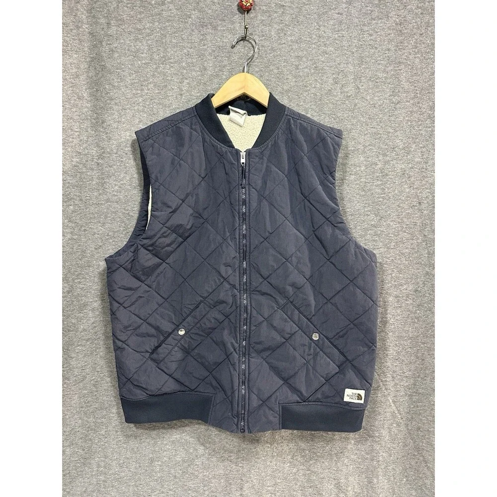 North Face Cuchillo Insulated Vest Mens XL Sherpa Lined